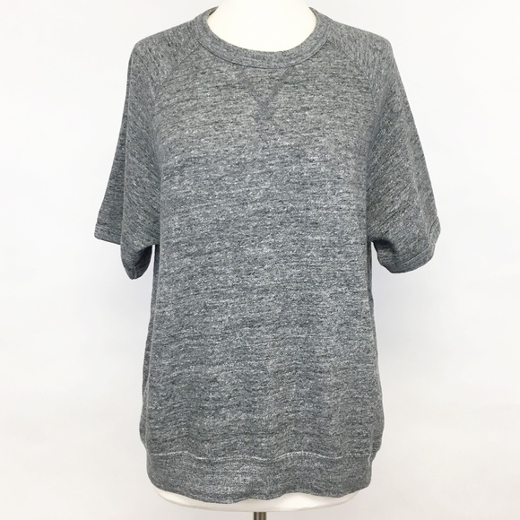 Joe Fresh Tops - 🌈 joe fresh | short sleeve grey gray sweatshirt